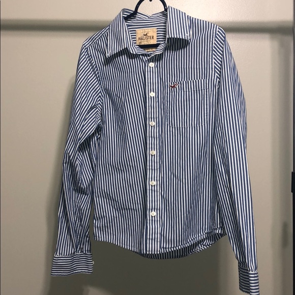 Hollister Other - Holister New Blue And white Stipe Button down